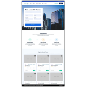 Real estate website 02
