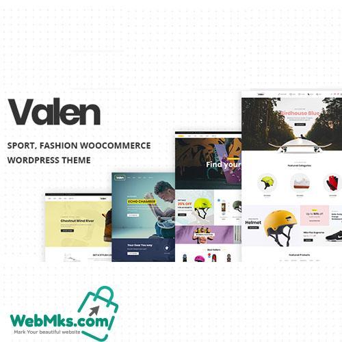 Valen – Sport, Fashion WooCommerce WordPress Theme
