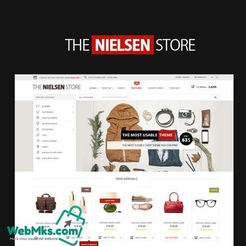 Nielsen – E-commerce WordPress Theme